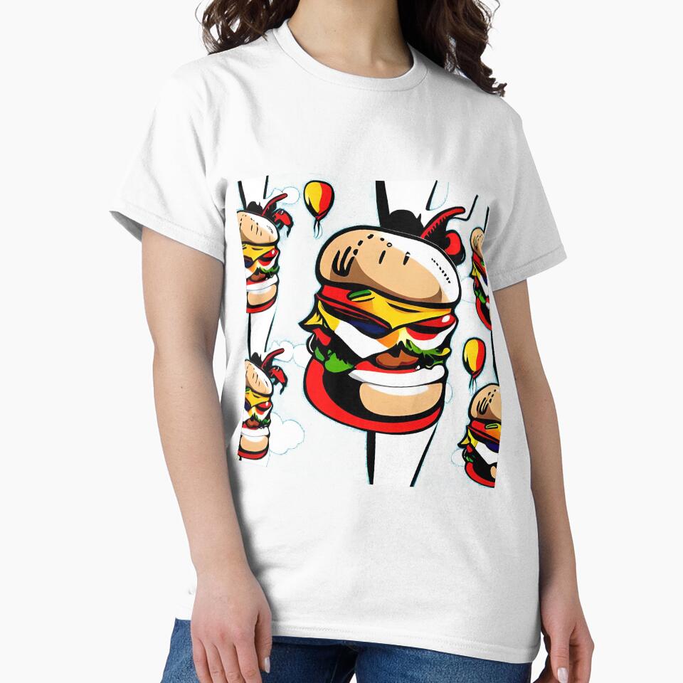 Classic Cheeseburger: A Timeless Favorite by Permana96 T-Shirts, Hoodie, Sweatshirt | BlankRebels.com (Image 2)