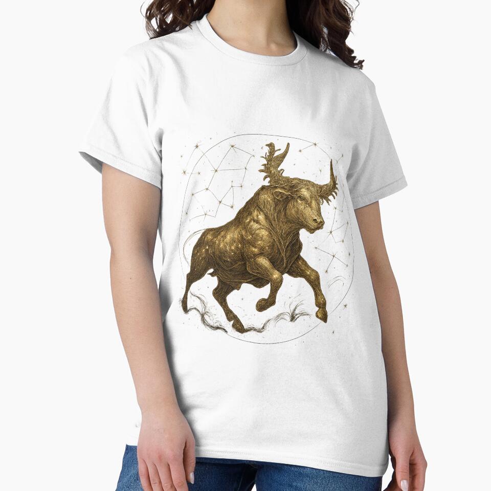 Cosmic Taurus Season - Zodiac Bull Galaxy Art by TONSNAP T-Shirts, Hoodie, Sweatshirt | BlankRebels.com (Image 2)