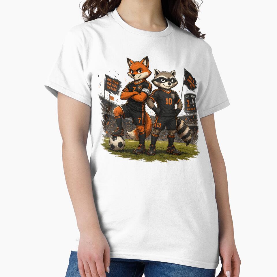 ONE TEAM ONE GOAL – Fox & Raccoon Soccer Legends by the-dovlat