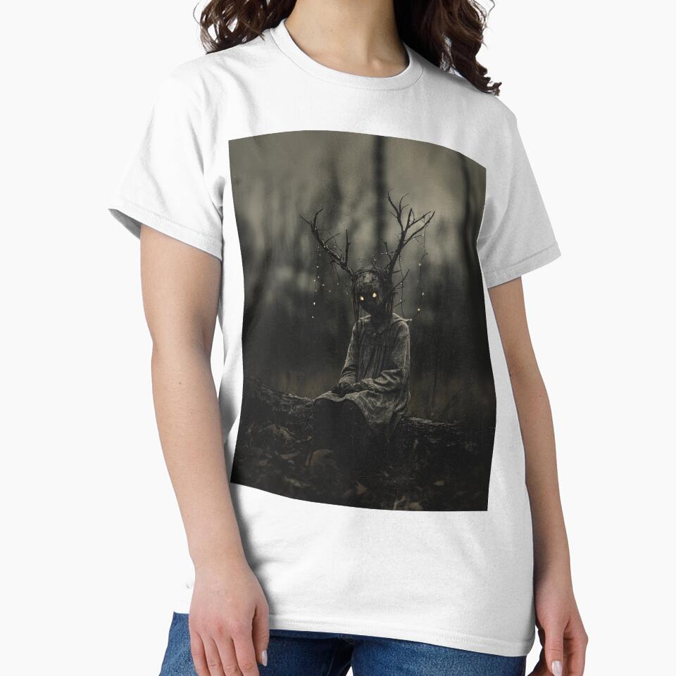 A vessel of sorrow, carved by the forest’s forgotten hymns. by breedmydarkness T-Shirts, Hoodie, Sweatshirt (Image 2)