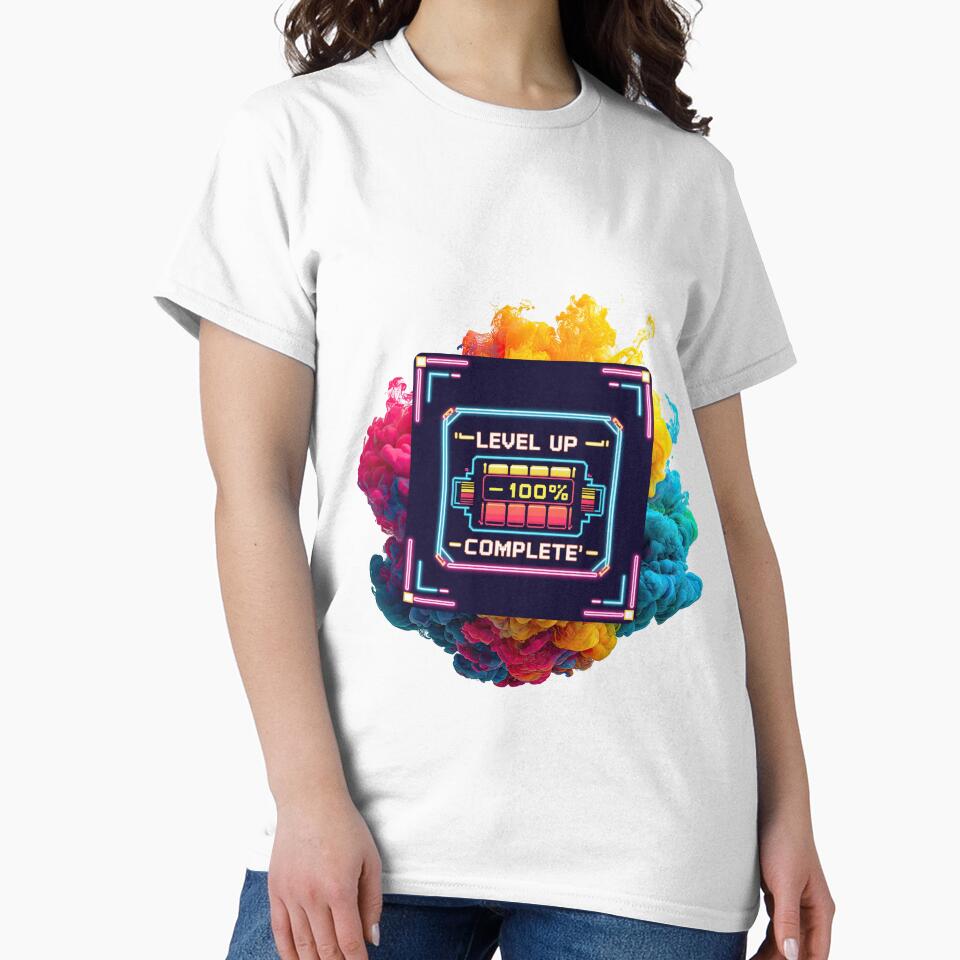 Level Up Complete by SloganSauce T-Shirts, Hoodie, Sweatshirt | BlankRebels.com (Image 2)