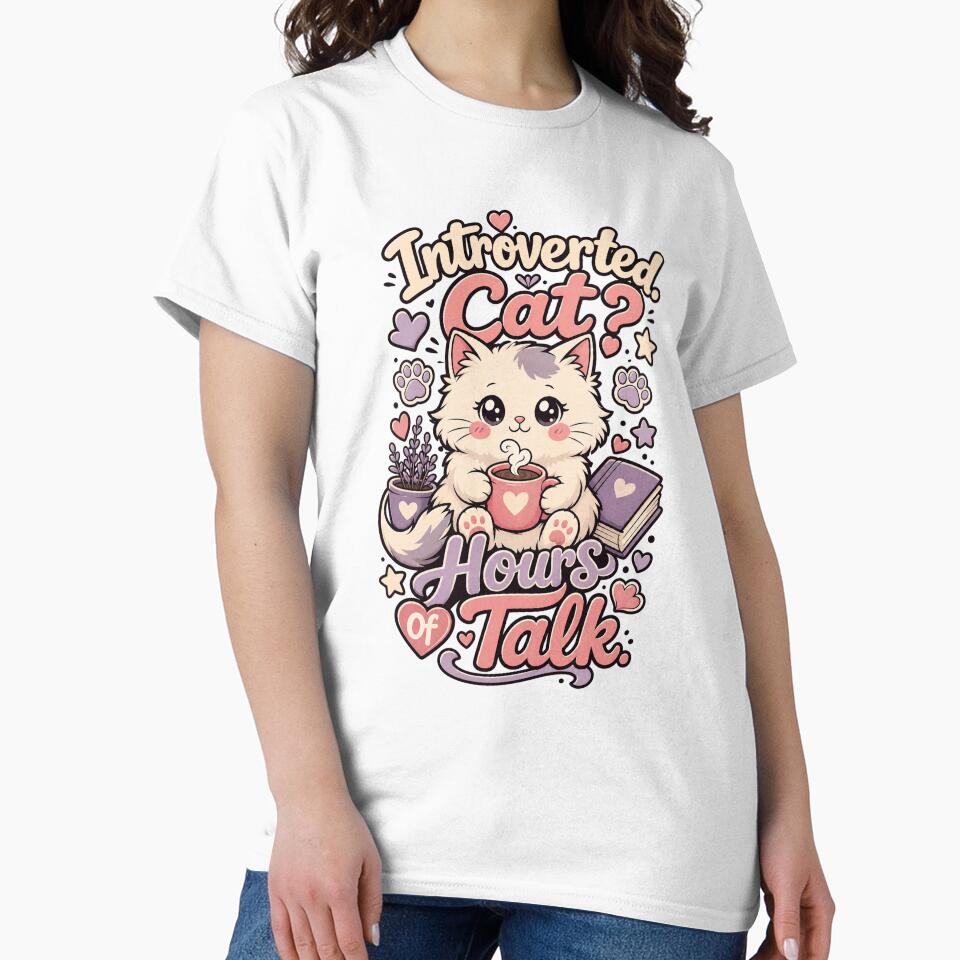 Introvert Cat Lover Quiet Soul by VisualArtsOasis