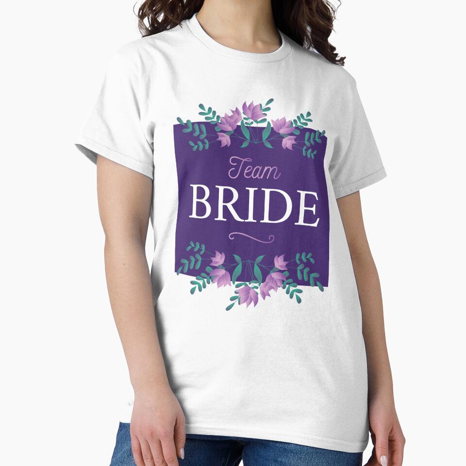 Floral Team Bride by TamGustam T-Shirts, Hoodie, Sweatshirt | BlankRebels.com (Image 2)