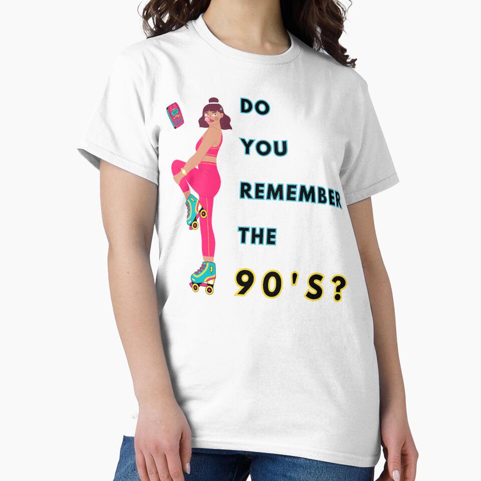 Remembering the 90s, A Nostalgic Roller Skating Vibe by impressionofmel T-Shirts, Hoodie, Sweatshirt (Image 2)