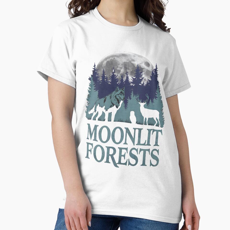 Moonlit Forests by AnamMHavan T-Shirts, Hoodie, Sweatshirt | BlankRebels.com (Image 2)