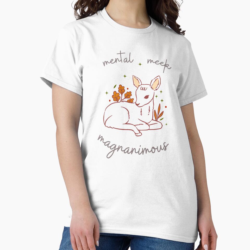 Mental, Meek, Magnanimous Fawn by SophieChic T-Shirts, Hoodie, Sweatshirt | BlankRebels.com (Image 2)