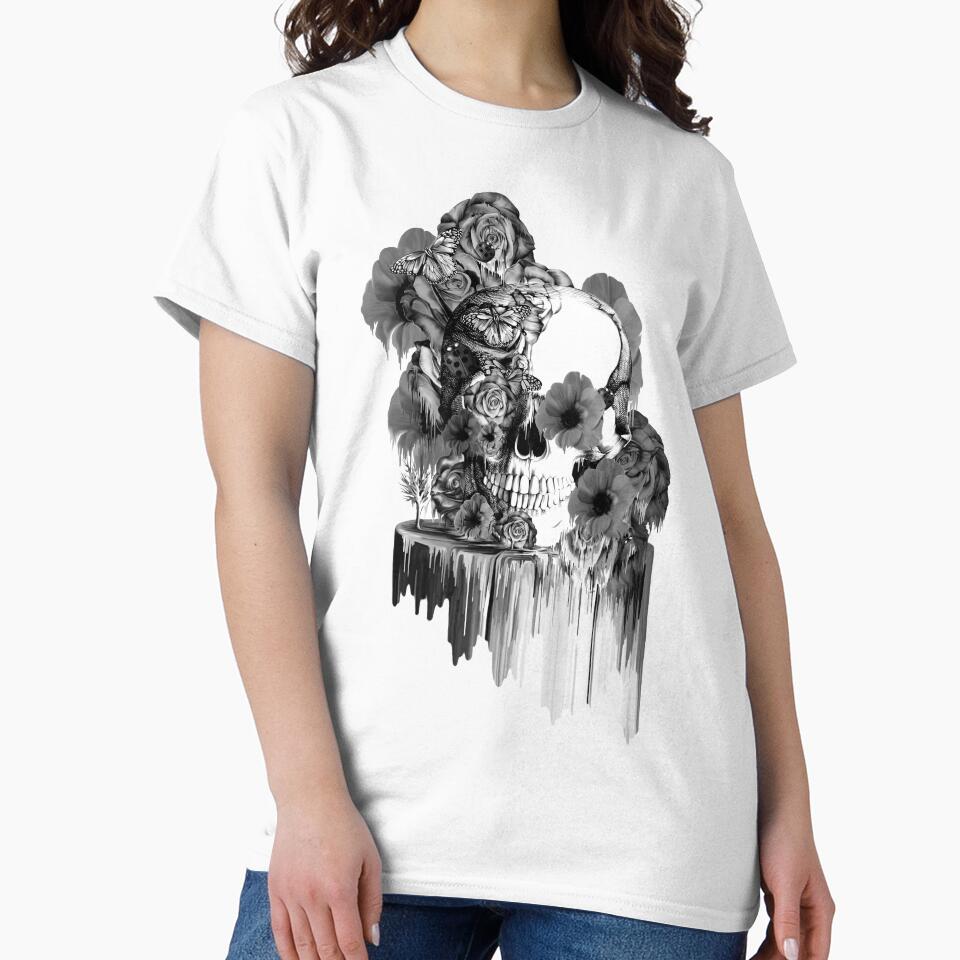 On a pedestal, floral skull by KristyPatterson T-Shirts, Hoodie, Sweatshirt | BlankRebels.com (Image 2)