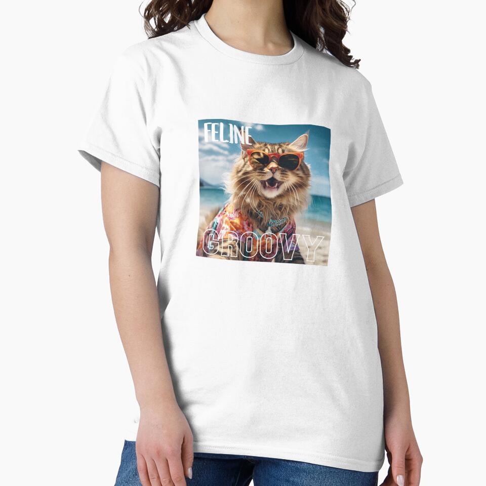 Feline Groovy by Juggling Magpie T-Shirts, Hoodie, Sweatshirt | BlankRebels.com (Image 2)