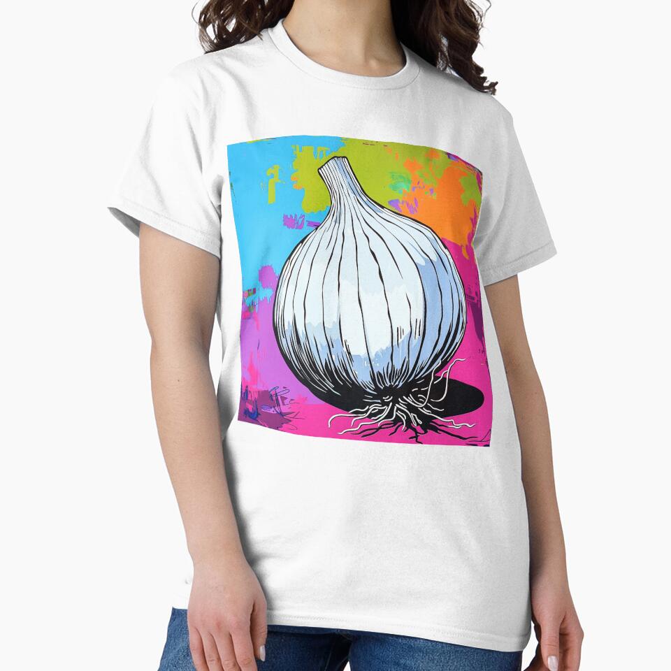 White Onion Pop Art 2 by AstroRisq