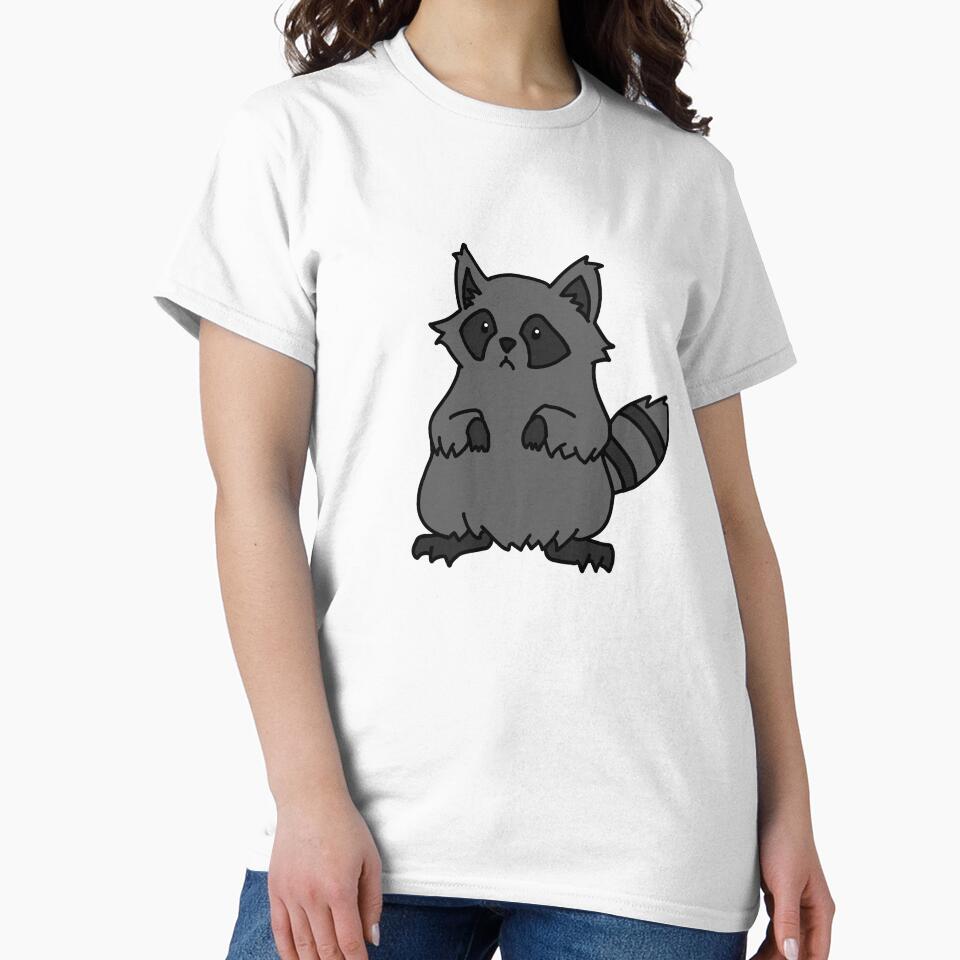 Shy Raccoon by UrbanaAnimal T-Shirts, Hoodie, Sweatshirt | BlankRebels.com (Image 2)