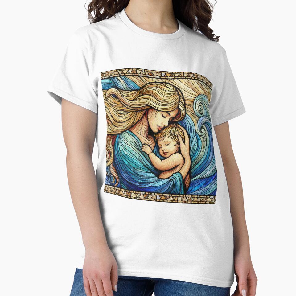 Sweet Mother and Loving Child Mothers Day by Illuministique T-Shirts, Hoodie, Sweatshirt | BlankRebels.com (Image 2)