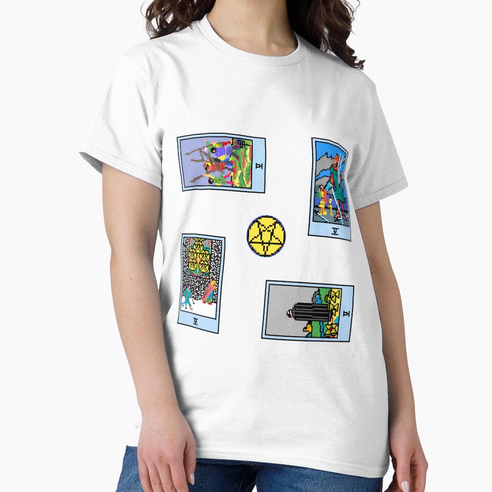 Pixel Waite Tarot Minor Arcana Fives - 78th Sticker Pack and Magnets by Pixel Waite T-Shirts, Hoodie, Sweatshirt (Image 2)