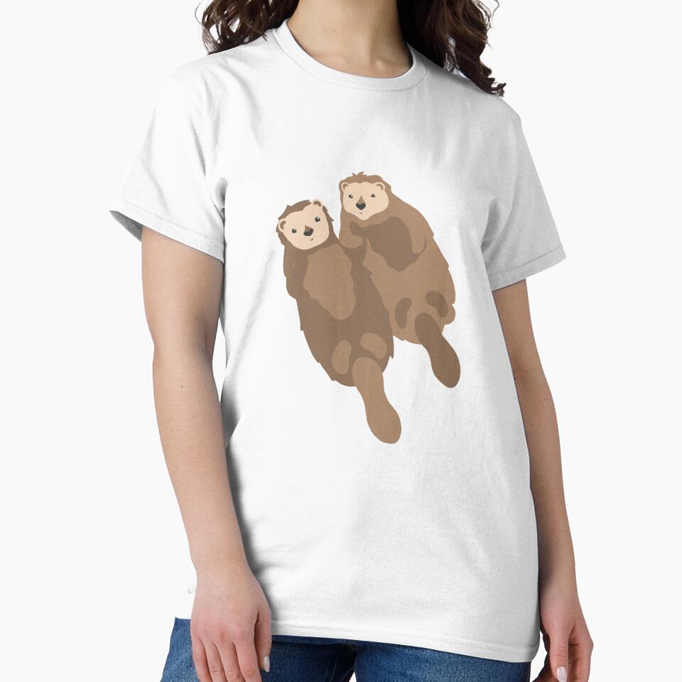 Otters by Tilly Scribbles T-Shirts, Hoodie, Sweatshirt | BlankRebels.com (Image 2)