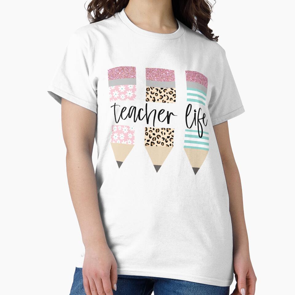 Gifts for teachers | Pencils Teacher Life by ETIndustries T-Shirts, Hoodie, Sweatshirt | BlankRebels.com (Image 2)