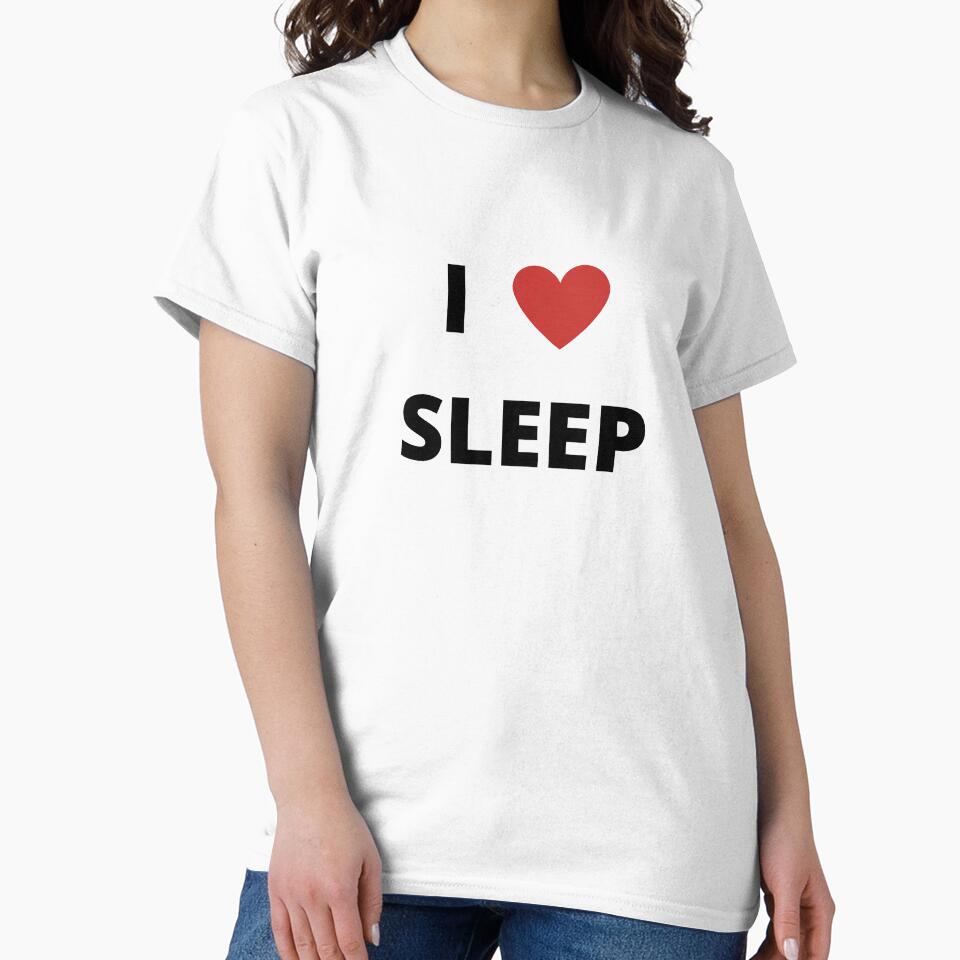 I Love Sleep funny heart by SimplyHilarious
