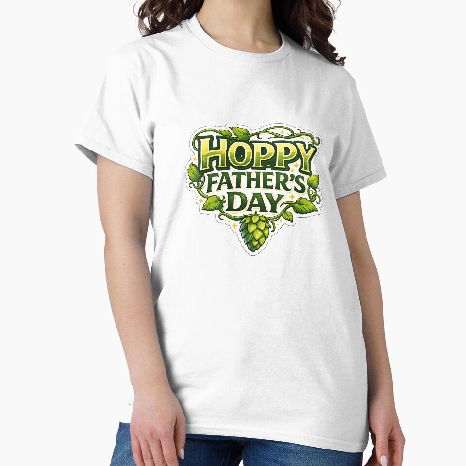 Hoppy Father's Day Funny Beer Pun Dad Sticker by FestivityFinds