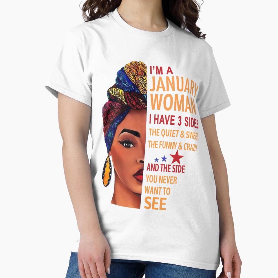 JANUARY WOMAN by MorganRFaulkner T-Shirts, Hoodie, Sweatshirt | BlankRebels.com (Image 2)