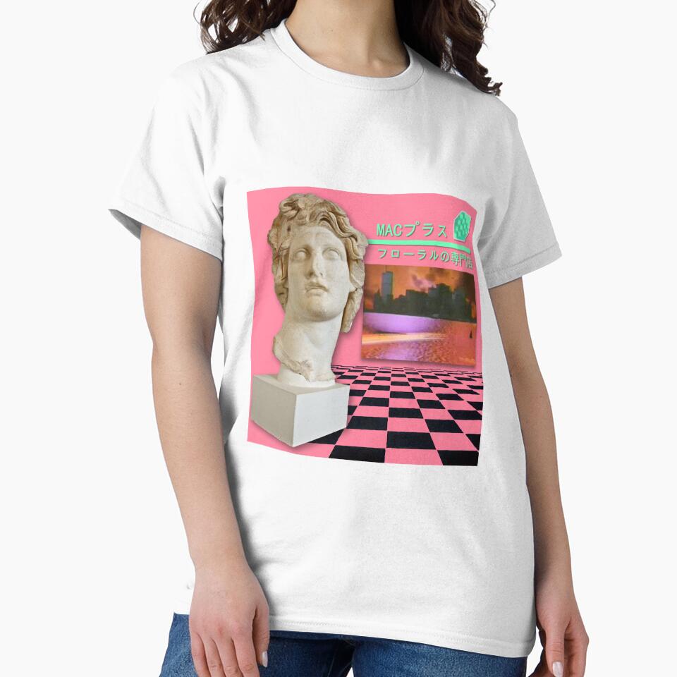 Macintosh Plus: Floral Shoppe [vaporwave] by Crimetropolitan T-Shirts, Hoodie, Sweatshirt | BlankRebels.com (Image 2)