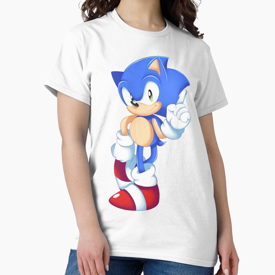 Classic Sonic by SounlessART T-Shirts, Hoodie, Sweatshirt | BlankRebels.com (Image 2)