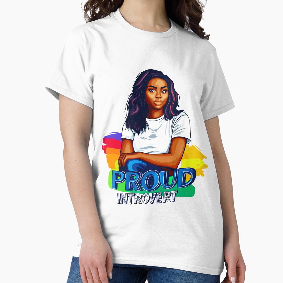 Proud Introvert colorful design by Artbyminga