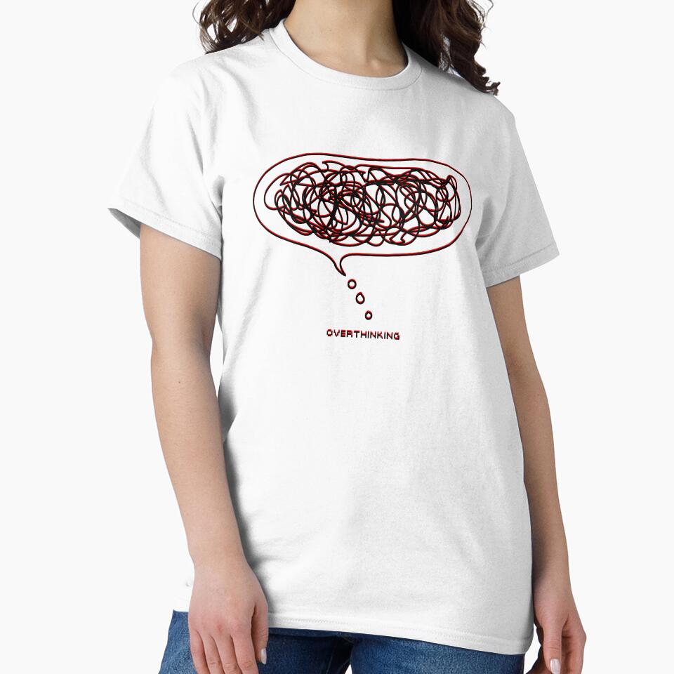 Overthinking by lakshithared T-Shirts, Hoodie, Sweatshirt | BlankRebels.com (Image 2)