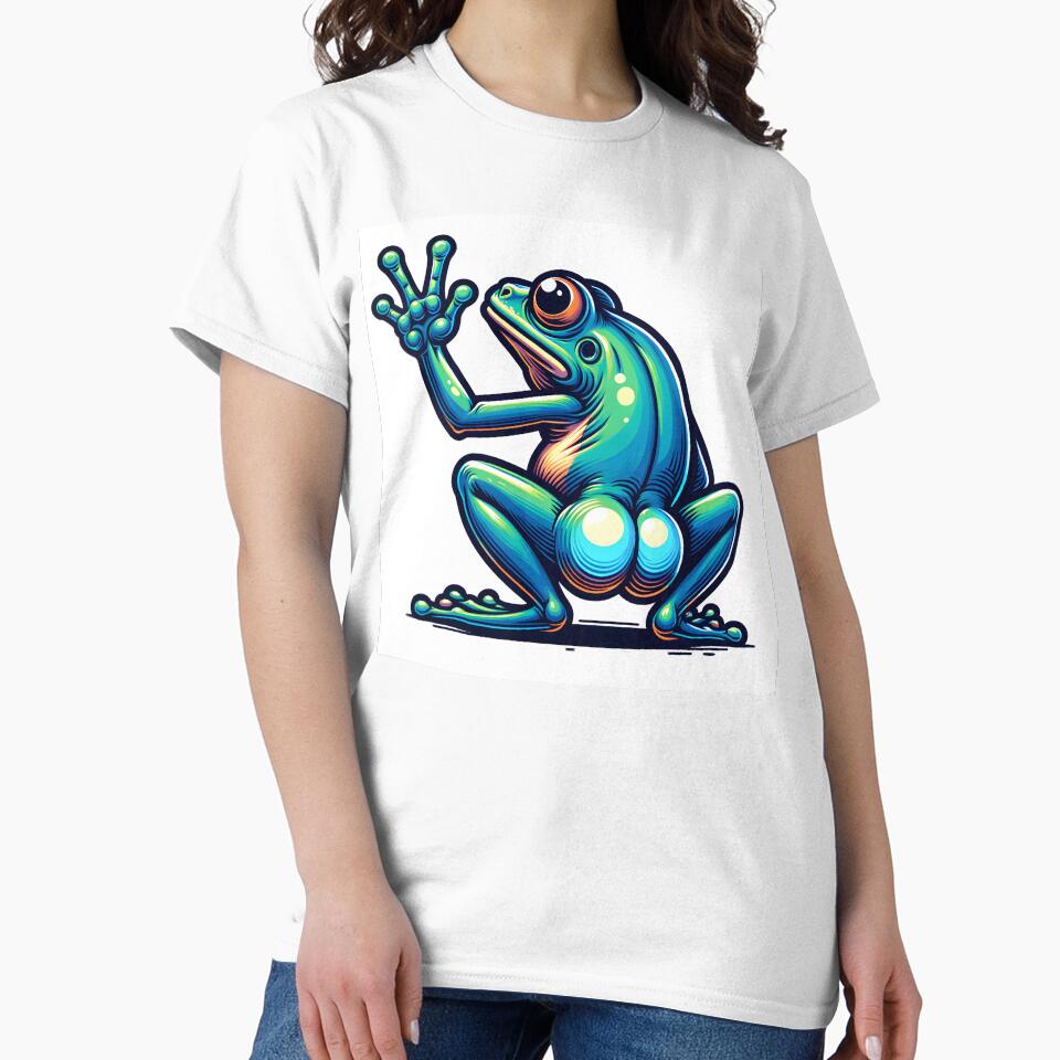 Frog Butt Meme Sticker by Travelcases T-Shirts, Hoodie, Sweatshirt | BlankRebels.com (Image 2)