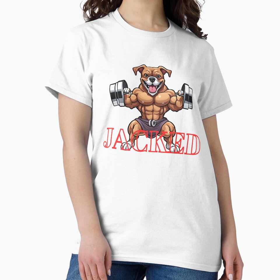 Gym tshirt - jacked by BohoHaven09 Hoodie, Sweatshirt | BlankRebels.com (Image 2)