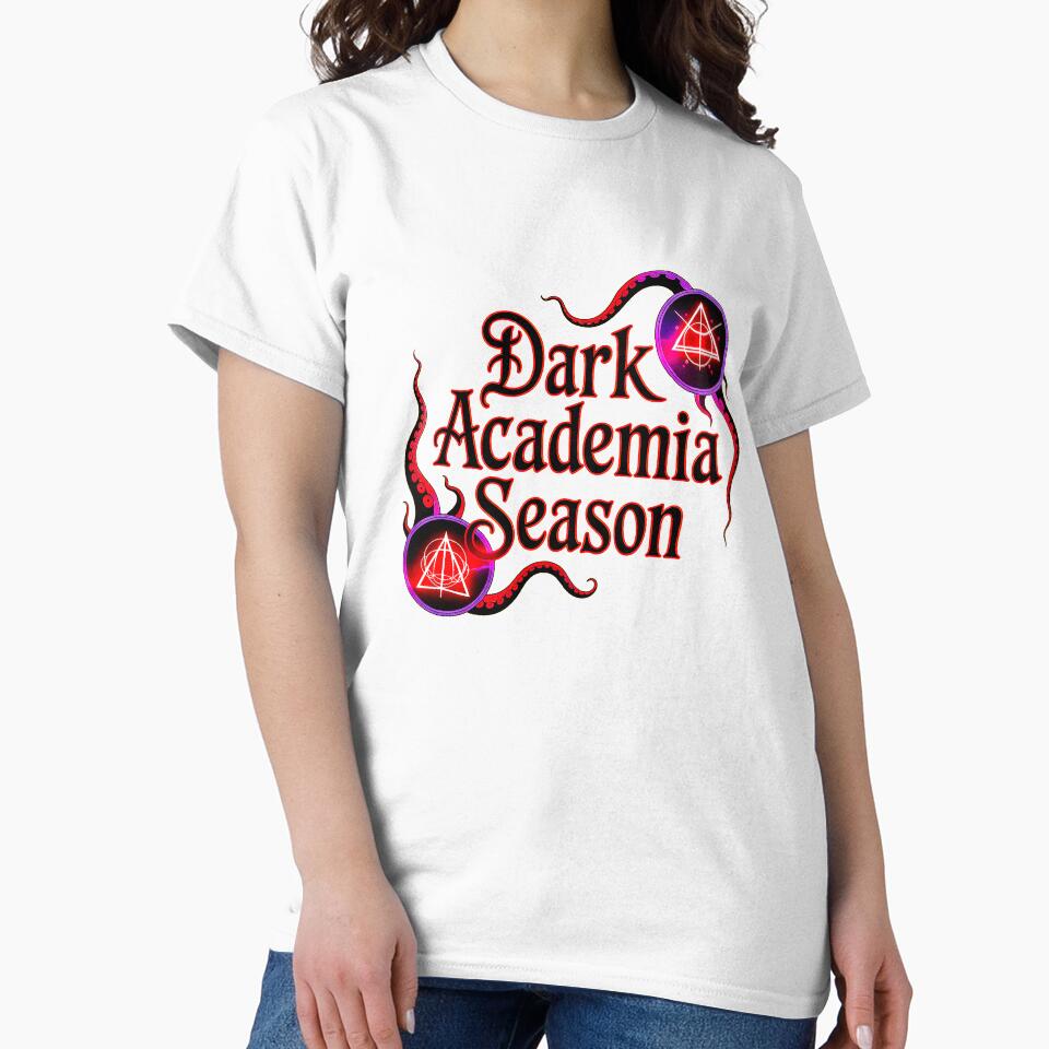 Dark Academia Season Occult Neon Tentacle Design by Amanda's Factory T-Shirts, Hoodie, Sweatshirt | BlankRebels.com (Image 2)