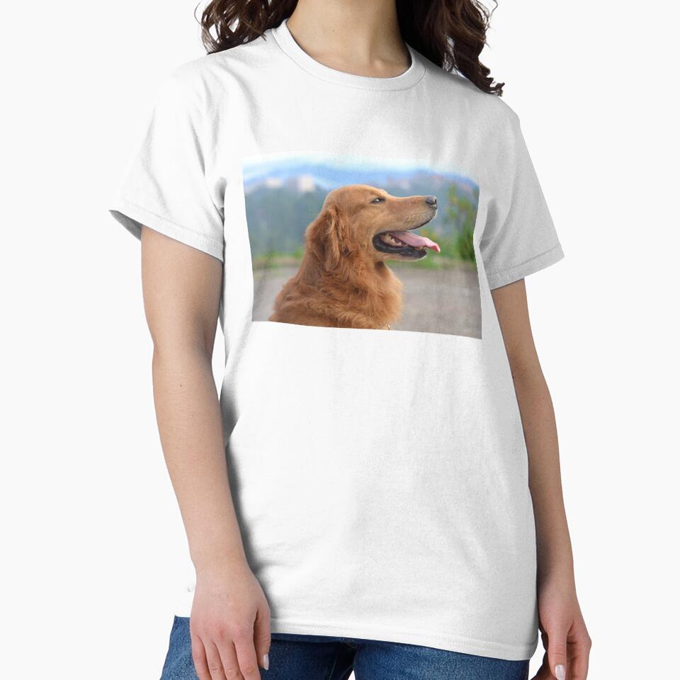 Golden Retriever Photo Side View by TheAnimalZ00 T-Shirts, Hoodie, Sweatshirt | BlankRebels.com (Image 2)