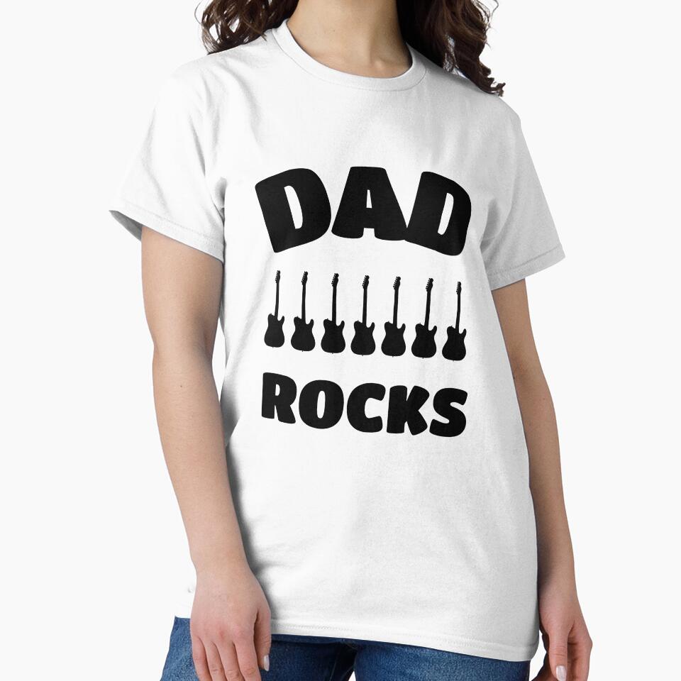 Fathers Day Rock And Roll Dad by Sartoris Art T-Shirts, Hoodie, Sweatshirt | BlankRebels.com (Image 2)