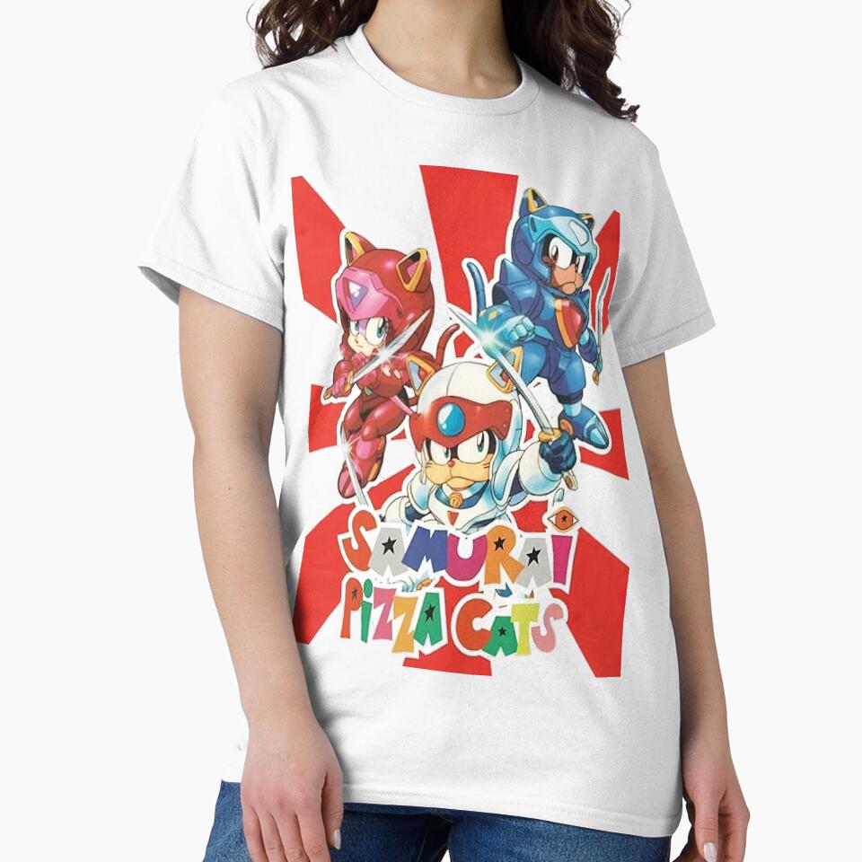 ⭐Samurai Pizza Cats HD⭐ by Retr0Tshirts T-Shirts, Hoodie, Sweatshirt | BlankRebels.com (Image 2)