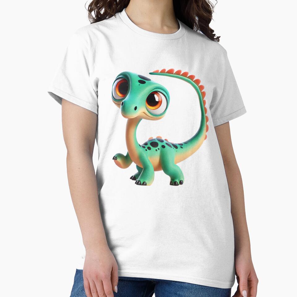 Adorable Xenoposeidon Dinosaur by Sillytoe T-Shirts, Hoodie, Sweatshirt | BlankRebels.com (Image 2)