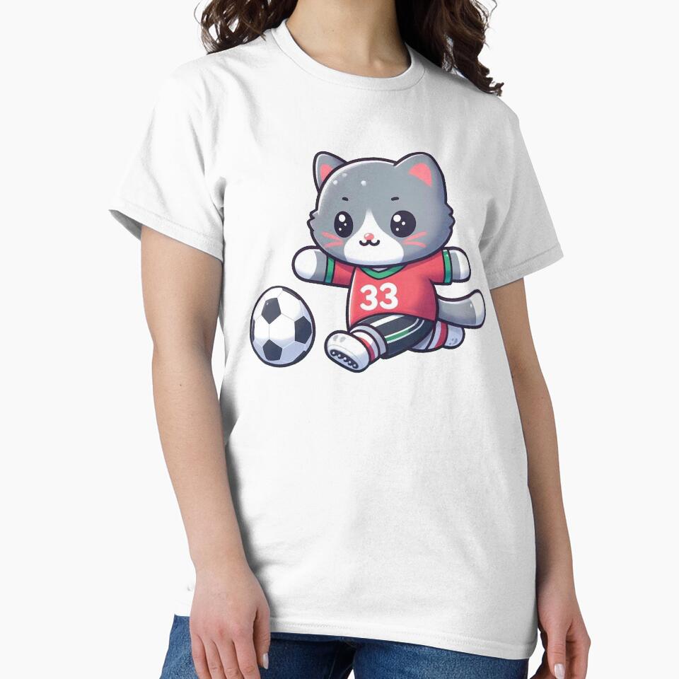 Football/Soccer cat by Vkinsify