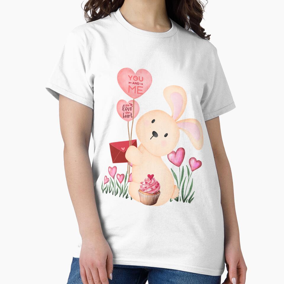 Bunny Valentine by Liz Redbrake T-Shirts, Hoodie, Sweatshirt | BlankRebels.com (Image 2)
