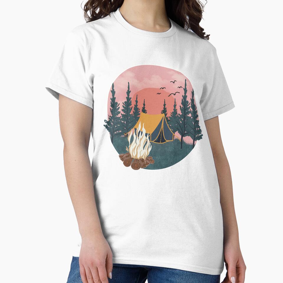 Graphic for Men Camp & Topo Camping Men's Mountain Men’s Outsoor Campfire by HAWORD T-Shirts, Hoodie, Sweatshirt (Image 2)