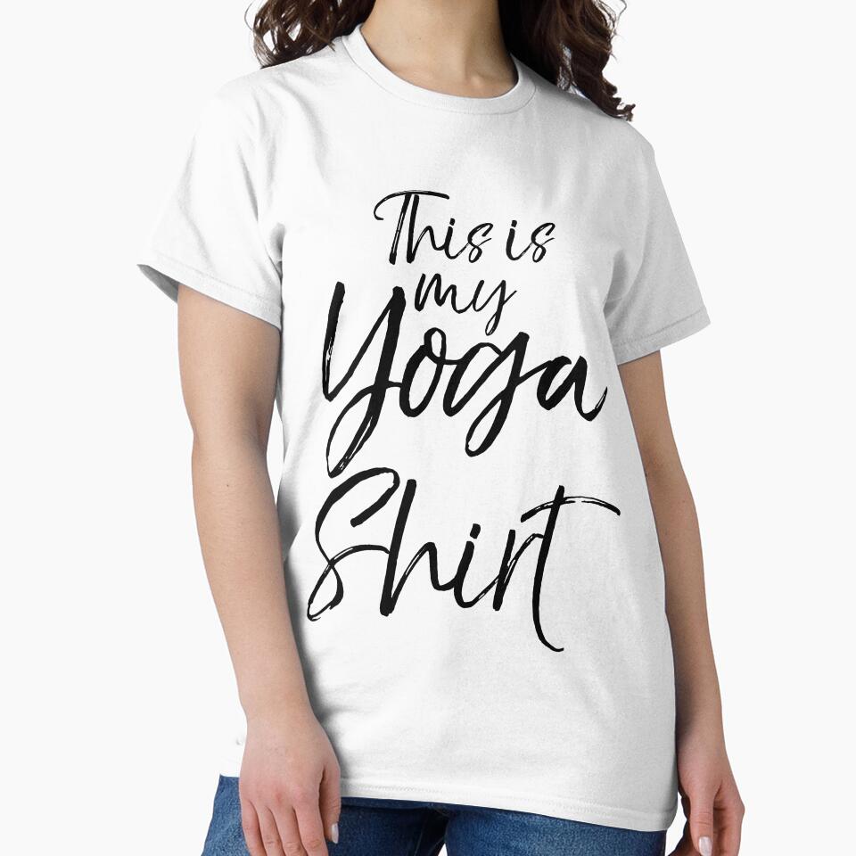 This is My Yoga Shirt Cute Yoga Quote by TNDesignStudio Hoodie, Sweatshirt | BlankRebels.com (Image 2)