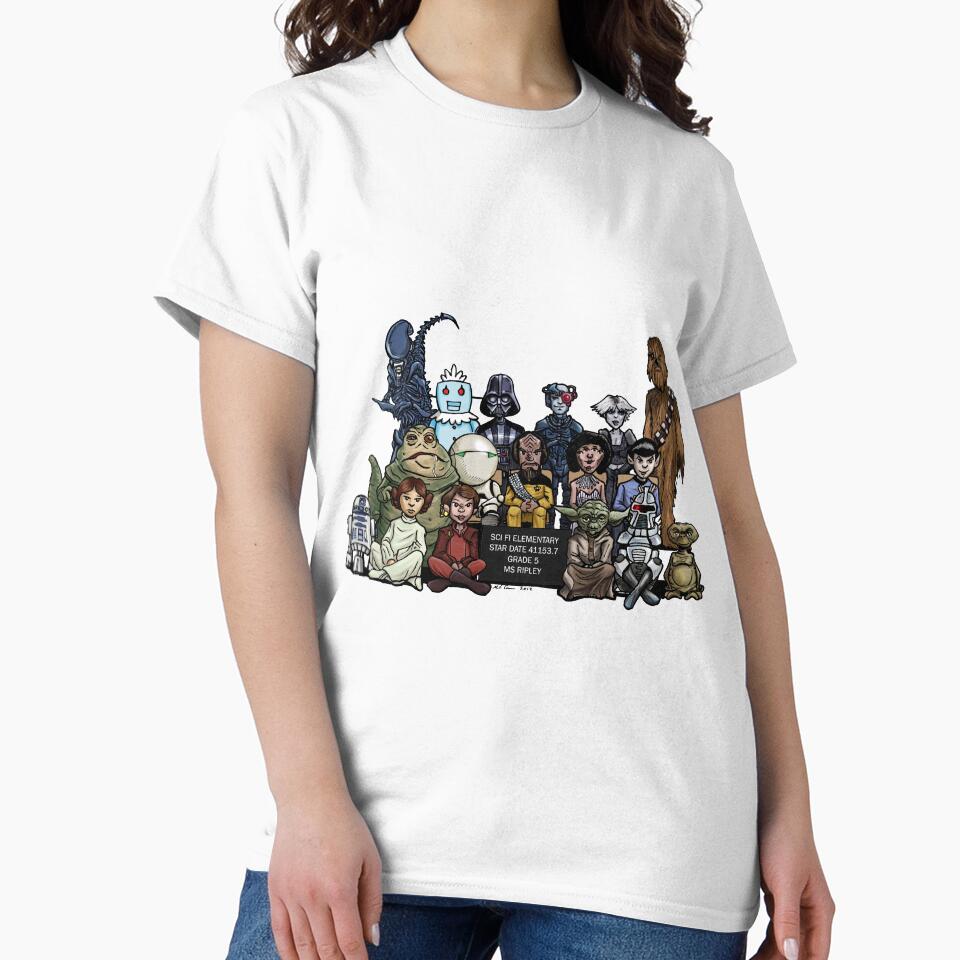 Sci Fi Elementary Class Photo T-Shirts, Hoodie, Sweatshirt