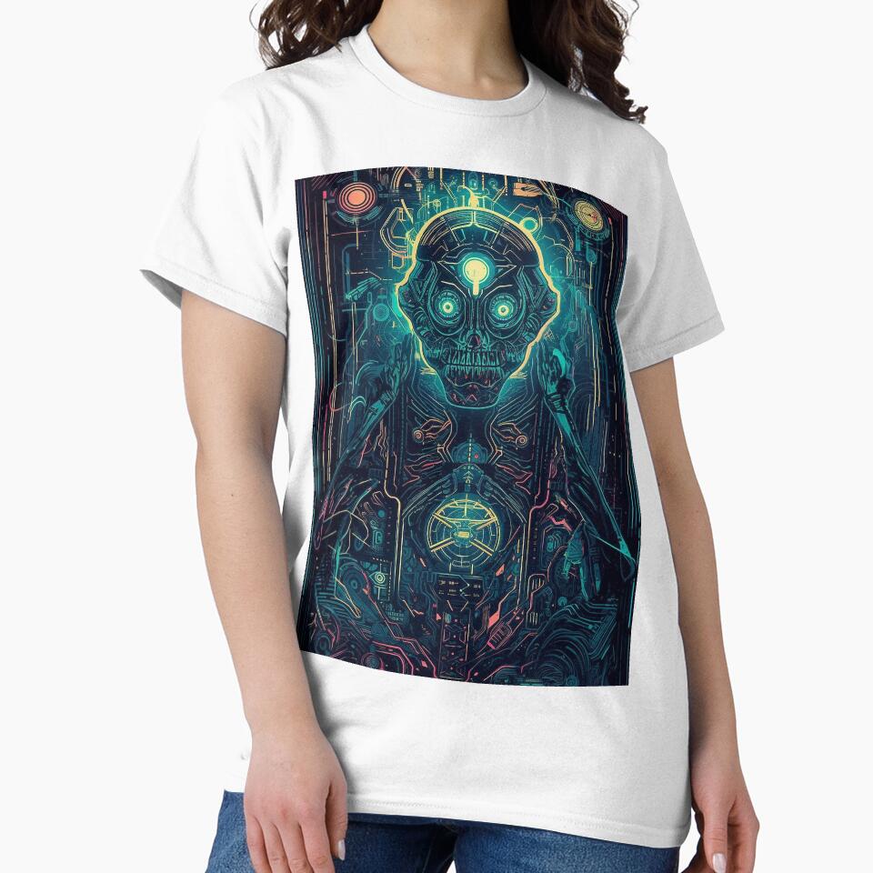 Cyberpunk Tarot #18 by nixlim T-Shirts, Hoodie, Sweatshirt | BlankRebels.com (Image 2)