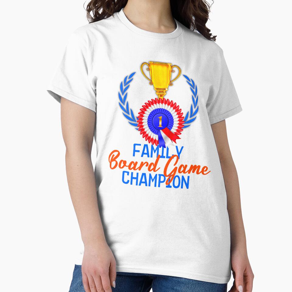 Family  Board Game Championship Trophy by BetelgeuseX3 T-Shirts, Hoodie, Sweatshirt | BlankRebels.com (Image 2)