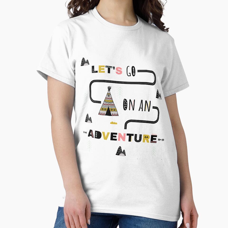 Let'S Go Adventure Camping Road Map T-Shirts, Hoodie, Sweatshirt