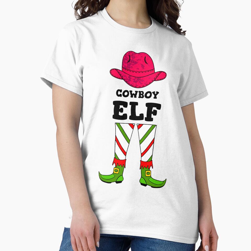 Elf Matching Cowboy by Sartoris Art T-Shirts, Hoodie, Sweatshirt | BlankRebels.com (Image 2)