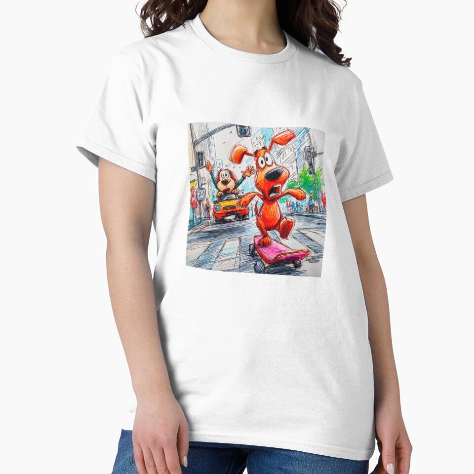 Dog riding a skateboard by disturbedrod T-Shirts, Hoodie, Sweatshirt | BlankRebels.com (Image 2)