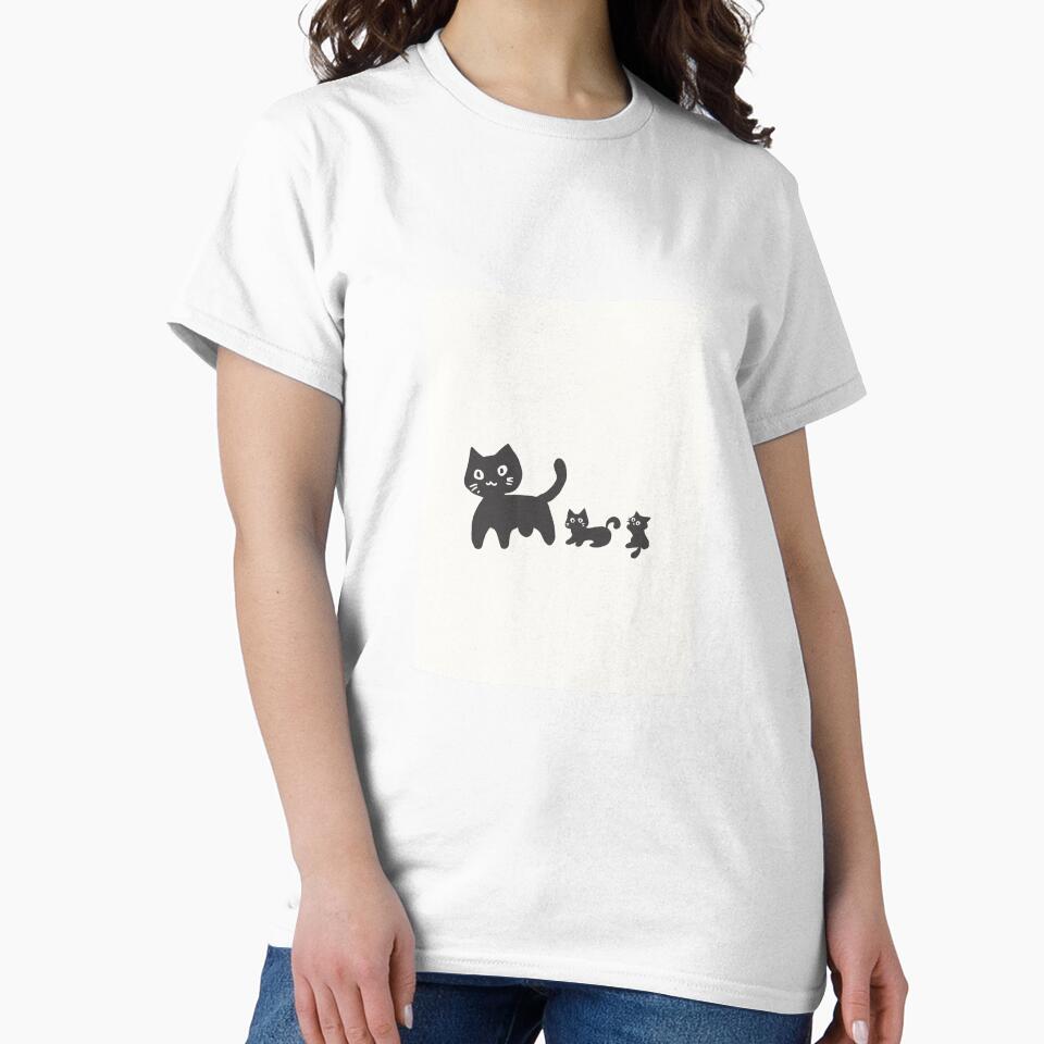 Funny Cute Cat Family – Kawaii Black Cats by Lamart6 T-Shirts, Hoodie, Sweatshirt | BlankRebels.com (Image 2)