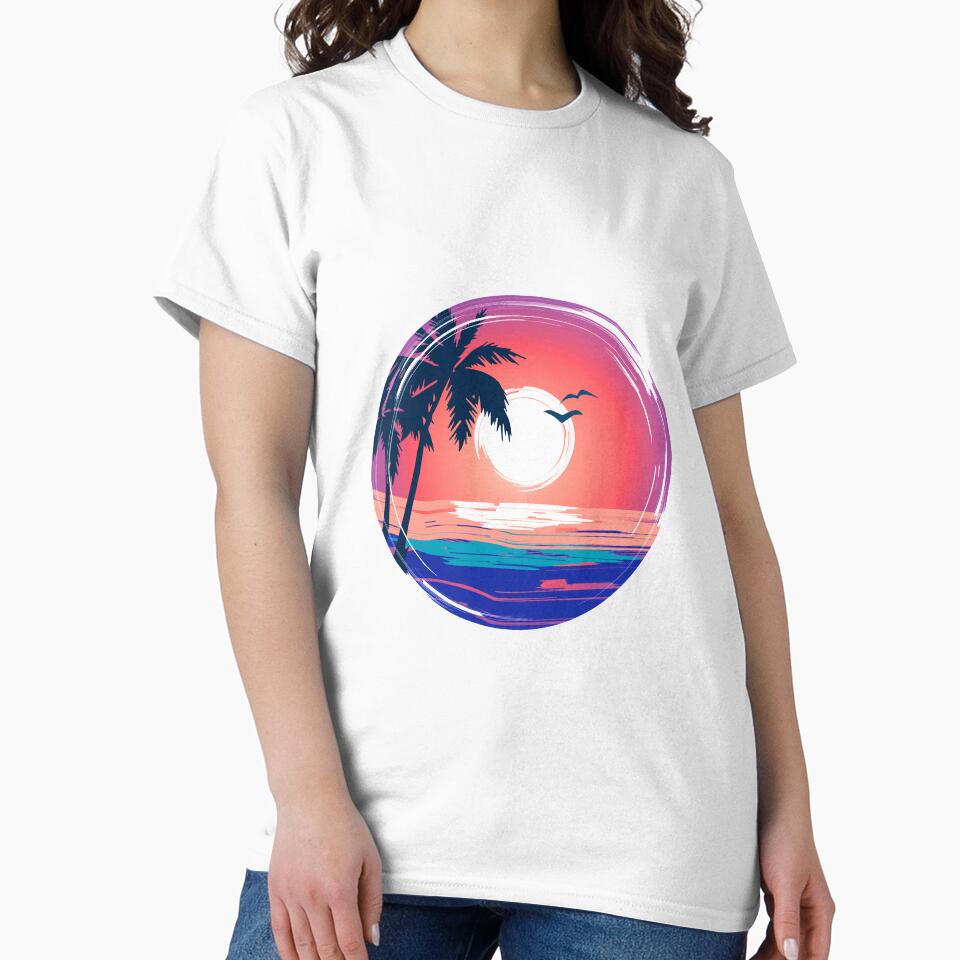 Beach Sunset by AHthatIsNice T-Shirts, Hoodie, Sweatshirt | BlankRebels.com (Image 2)