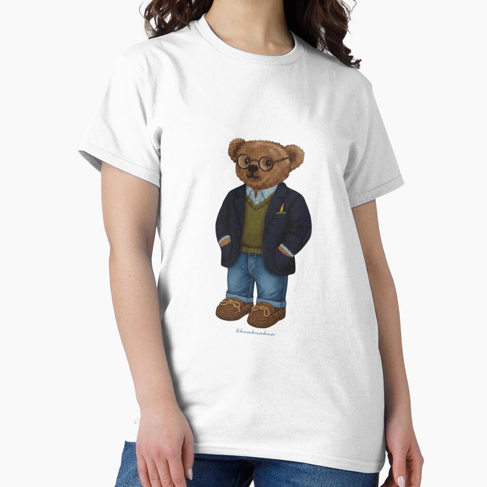 Cute Teacher Polo Tedy Bear by BUABUABUA T-Shirts, Hoodie, Sweatshirt | BlankRebels.com (Image 2)