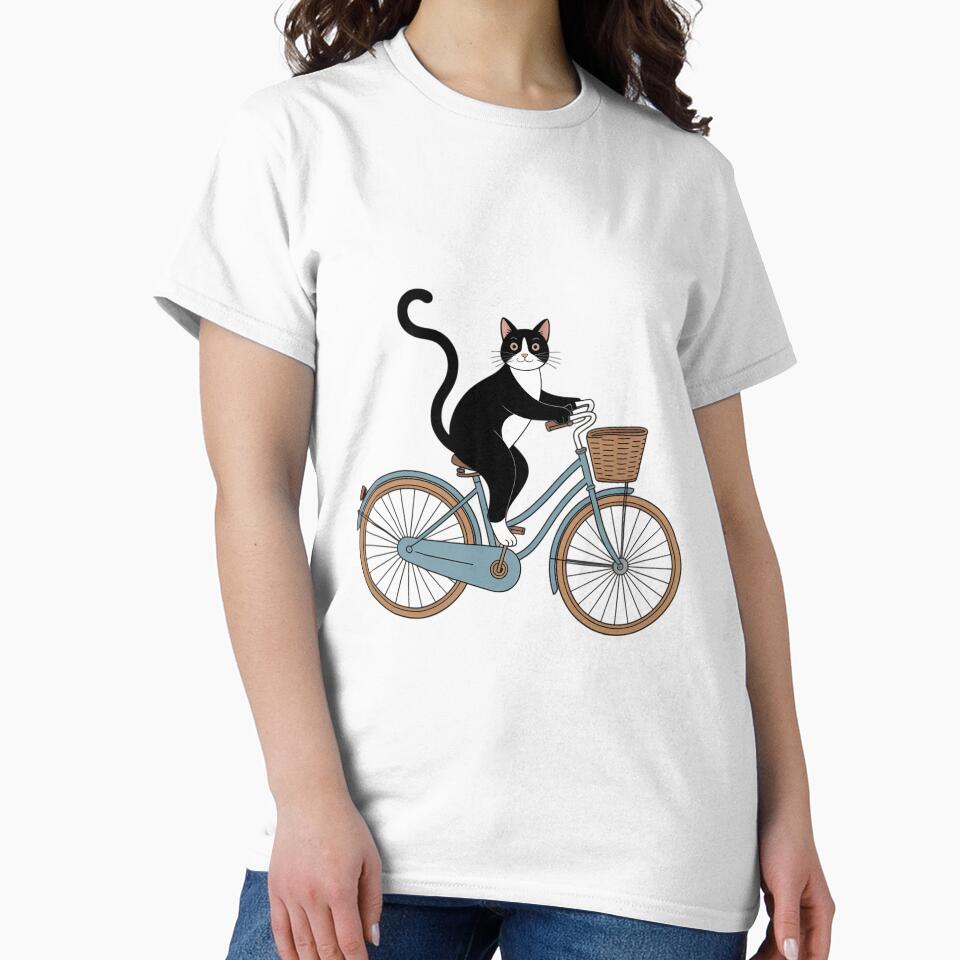 Cat on a bike funny by AsteriskDatBArt