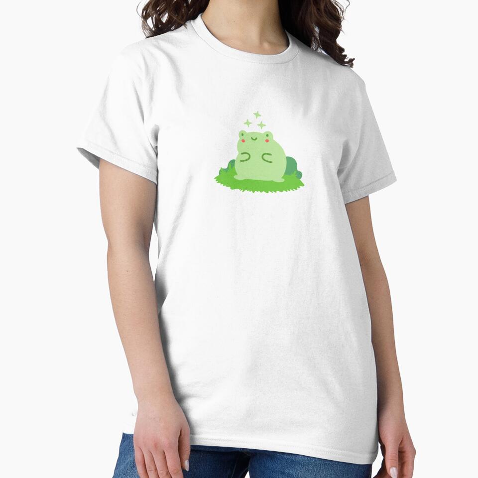 Adorable Kawaii Frog Cottagecore Frog Lovers Aesthetic by MiaDelelai T-Shirts, Hoodie, Sweatshirt | BlankRebels.com (Image 2)