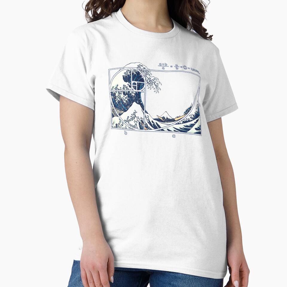 The Great Fibonacci Wave by maryedenoa T-Shirts, Hoodie, Sweatshirt | BlankRebels.com (Image 2)