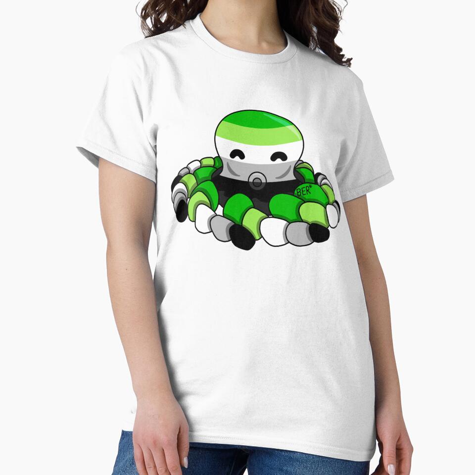 Aromantic Pride Fidget Octopus by SentABear T-Shirts, Hoodie, Sweatshirt | BlankRebels.com (Image 2)