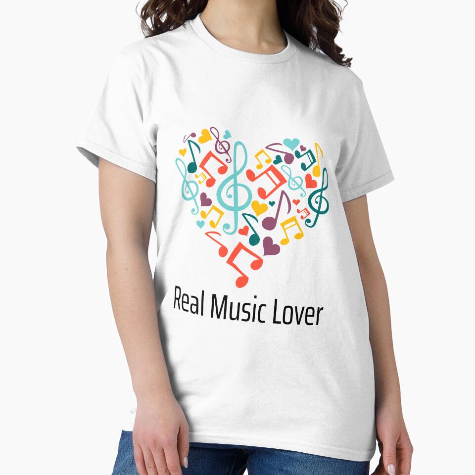 Real Music Lover by Shilpa Gupta T-Shirts, Hoodie, Sweatshirt | BlankRebels.com (Image 2)